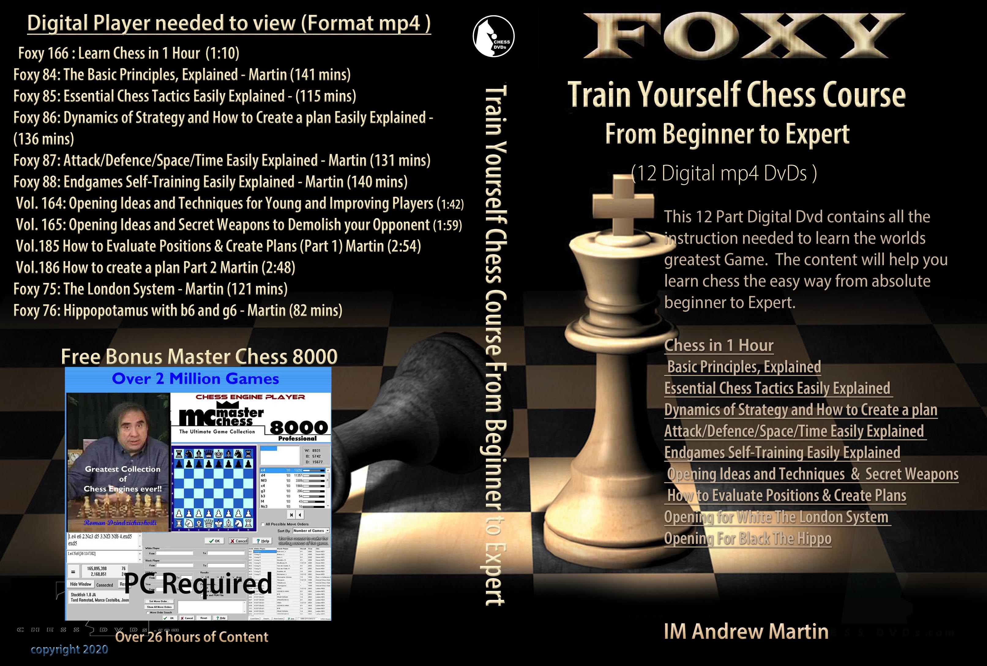 Train Yourself Chess Course From Beginner to Expert